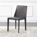 Modern Minimalist Leather Dining Chair Nordic Luxe Italian Style Home For Restaurant Hotel Industrial