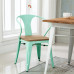 American Village Loft Cafe Dining Chair Metal Armrest Single Chair American Village Loft Cafe Dining Chair Metal Armrest Single Chair