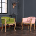 European Style House American Village Retro Solid Wood Simple Dining Chair Nordic Cafe Table With Chair Leisure Chair Sofa Chair