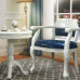 European Style Retro Solid Wood Lounge Chair