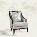 New Chinese Style Dining Chair Single Sofa Chair
