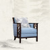 New Chinese Style Dining Chair Single Sofa Chair