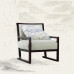 New Chinese Style Dining Chair Single Sofa Chair