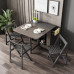 Multifunctional Nordic Foldable Table Chair Set Modern Minimalist Home