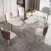 Italian Minimalist Rock Table Chair Set Italian Minimalist Rock Table Chair Set