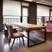 American Solid Wood Dining Table Set