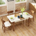 Foldable Tempered Glass Dining Table Foldable Tempered Glass Dining Table