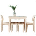Small-Sized Dining Table And Chairs Combination Foldable