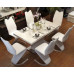 Modern Tempered Glass Combination Of Dining Chair And Table Modern Tempered Glass Combination Of Dining Chair And Table