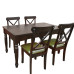 Modern Simple Retro American Village Solid Wood Dining Table