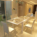 Foldable Wood Dining Table And Chair Combination