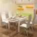 Foldable Wood Dining Table And Chair Combination
