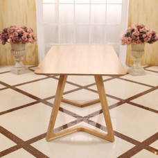 Solid Wood Dining Table And Chairs Combination Style 4