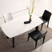 Nordic Marble Solid Wood Dining Table And Chair