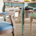 Solid Wood Dining Table And Chairs Combination Style 2 Solid Wood Dining Table And Chairs Combination Style 2