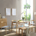 Solid Wood Dining Table And Chairs Combination Style 1 Solid Wood Dining Table And Chairs Combination Style 1