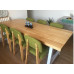Solid Wood Dining Table Long Rectangular Chair And Table Combination Solid Wood Dining Table Long Rectangular Chair And Table Combination