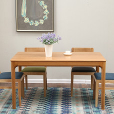 Solid Wood Dining Table And Chairs Combination