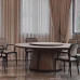 New Chinese Real Wood Dining Table Chair Set High End Hotel Cafe Private Room Round Table Electric Rotary Customized Furniture New Chinese Real Wood Dining Table Chair Set High End Hotel Cafe Private Room Round Table Electric Rotary Customized Furniture