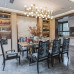 Modern Luxury Chinese Style Dining Table and Chairs Set Sample Room Living Room Rectangular Solid Wood One Table Six Chairs Furniture Customization Modern Luxury Chinese Style Dining Table and Chairs Set Sample Room Living Room Rectangular Solid Wood One Table Six Chairs Furniture Customization