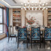 Modern Luxury Chinese Style Dining Table and Chairs Set Sample Room Living Room Rectangular Solid Wood One Table Six Chairs Furniture Customization Modern Luxury Chinese Style Dining Table and Chairs Set Sample Room Living Room Rectangular Solid Wood One Table Six Chairs Furniture Customization