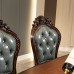 American Walnut Rectangular Carved Dining Table and Chair Set American Walnut Rectangular Carved Dining Table and Chair Set
