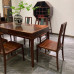 New Chinese Ebony Wood Dining Table Set for Home New Chinese Ebony Wood Dining Table Set for Home