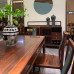 New Chinese Ebony Wood Dining Table Set for Home New Chinese Ebony Wood Dining Table Set for Home