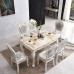 European style marble dining set furniture table small size rectangular home use European style marble dining set furniture table small size rectangular home use