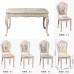 European style marble dining set furniture table small size rectangular home use European style marble dining set furniture table small size rectangular home use