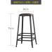 Modern High Back Bar Stool Modern High Back Bar Stool