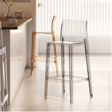 Nordic Acrylic Creative Cafe Tea Shop Bar Stool Luxury Home Minimalist High Stool