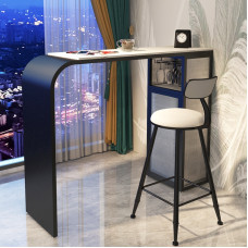 Euro Style Rock Plate Balcony Relaxation Bar Table Home Living Room Sofa Partition Cabinet High Stool Table Long Table