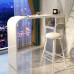 Euro Style Rock Plate Balcony Relaxation Bar Table Home Living Room Sofa Partition Cabinet High Stool Table Long Table