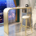 Euro Style Rock Plate Balcony Relaxation Bar Table Home Living Room Sofa Partition Cabinet High Stool Table Long Table