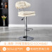 Modern Minimalist Barstool Swivel Cashier Lift Home High Footstool Backrest Upscale