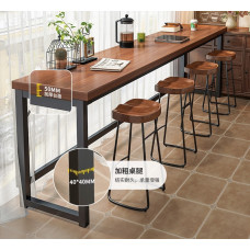 Wall Mounted Long Table Home Balcony Bar Table Window Integrated Living Room Bar Table Tea Room High Foot