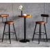 Nordic Bar Stool High Footstool Home Backrest Nordic Bar Stool High Footstool Home Backrest