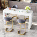 Light Luxury Rock Countertops Kitchen Island Bar Home Dining Bar Living Room Display Partition Tall Table Light Luxury Rock Countertops Kitchen Island Bar Home Dining Bar Living Room Display Partition Tall Table