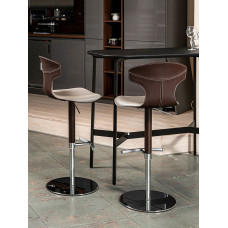 Italian Luxury Barstool Modern Minimalistic Home Saddle Swivel Adjustable Footstool Bar Italian Luxury Barstool Modern Minimalistic Home Saddle Swivel Adjustable Footstool Bar
