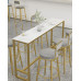 Nordic Marble Milk Tea Bar Table Commercial Bar High Stool Table Window Strip Table Home Balcony Nordic Marble Milk Tea Bar Table Commercial Bar High Stool Table Window Strip Table Home Balcony