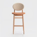 Scandinavian Luxury Wooden Bar Stool