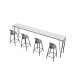 Light Luxury Marble Bar Table Chairs Balcony Home Partition Hair Salon Milk Tea Long Table Modern Minimalist Commercial Light Luxury Marble Bar Table Chairs Balcony Home Partition Hair Salon Milk Tea Long Table Modern Minimalist Commercial