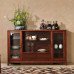 Chinese Style Cabinet Kitchen Storage Cabinet 2 Door Sideboard Bowl Cabinet