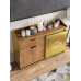 American Solid Wood Sideboard Credenza Wine Cabinet Commercial Tea Water Cabinet Prep Cabinet Wall Mounted Storage Cabinet