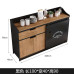 American Solid Wood Sideboard Credenza Wine Cabinet Commercial Tea Water Cabinet Prep Cabinet Wall Mounted Storage Cabinet