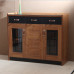 Solid Wood Color Sideboard Storage Cabinet Dining Room Furniture