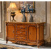 Solid Wood Simple French-Style Wine Cabinet Storage Cabinet White