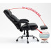 Genuine Leather Office Chair Ergonomic Backrest Reclining Computer Chair Comfortable for Long Sitting Genuine Leather Office Chair Ergonomic Backrest Reclining Computer Chair Comfortable for Long Sitting