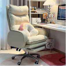 Computer Chair Office Chair Comfortable Long Sitting Office Study Desk Backrest Reclining Reversible Lounger Chair
